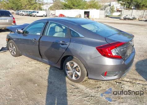 2019 Honda Civic Lx из США, поврежденный, VIN 2HGFC2F63KH595774